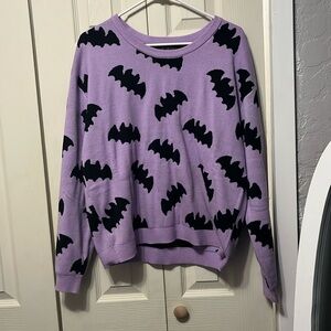 NWOT Lavender bat sweater